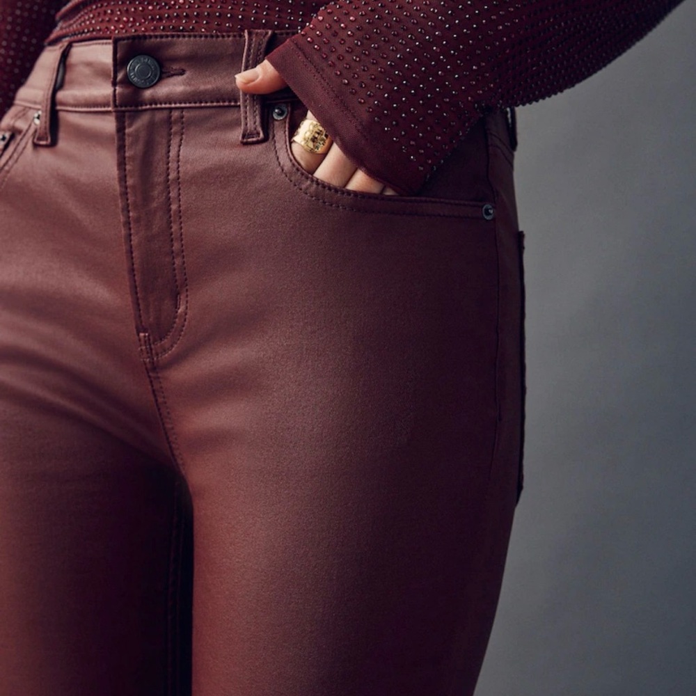 Gap Faux Leather Jeans